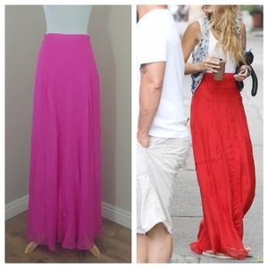 Rag & Bone 100% Silk Maxi Skirt